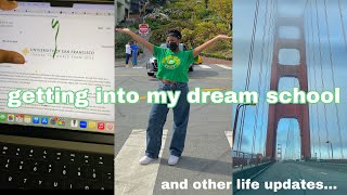 i got accepted to my dream school (life update)