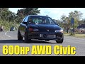 CIVIC AWD Serie K Turbo de 600HP | Car Stories #11