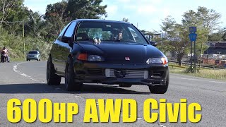 CIVIC AWD Serie K Turbo de 600HP | Car Stories #11