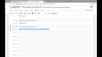 Built in functions - Enumerate  and Zip  functions