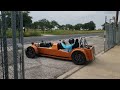 Rx8 powered lotus 7 replica 060 run