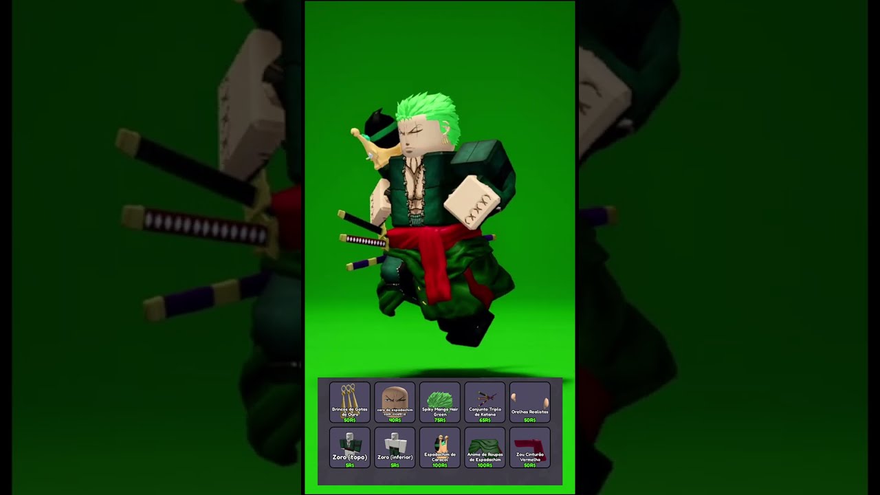 ZORO OUTFITS ONE PIECE #roblox 