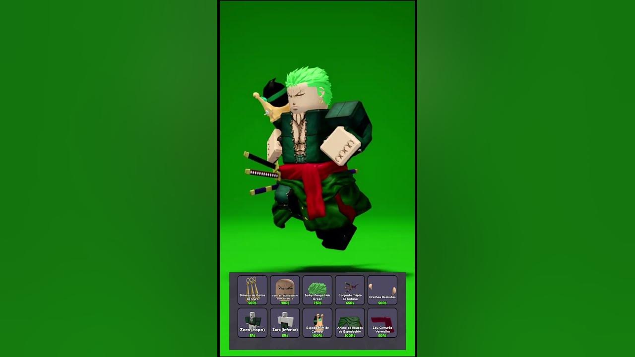 ZORO OUTFITS ONE PIECE #roblox 