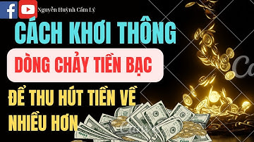 💲💲CÁCH KHƠI THÔNG DÒNG CHẢY TIỀN BẠC ĐỂ THU HÚT TIỀN VỀ NHIỀU HƠN #nguyenhuynhcamly
