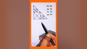 counting of triangles | counting figures reasoning #shorts #maths #figurecounting #countingfigures