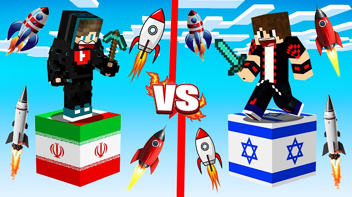 ماين كرافت : حـرب بلوكات حظ الدول ولكن إسرائـيل ضد إيـران !!؟ 🔥😱