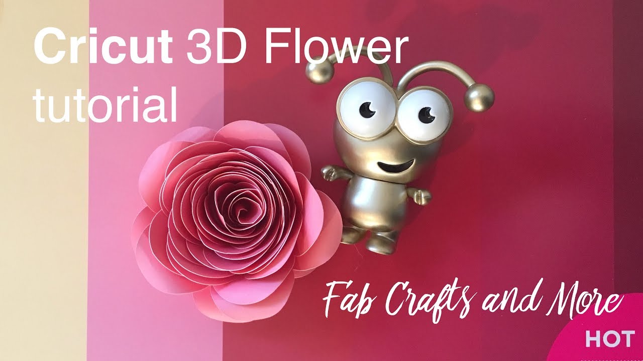 Download How To Make Cricut 3d Rolled Paper Flowers In Design Space Diy Tutorial Youtube