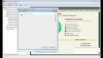 Kaspersky Lab - Chaining Admin Kit Tasks
