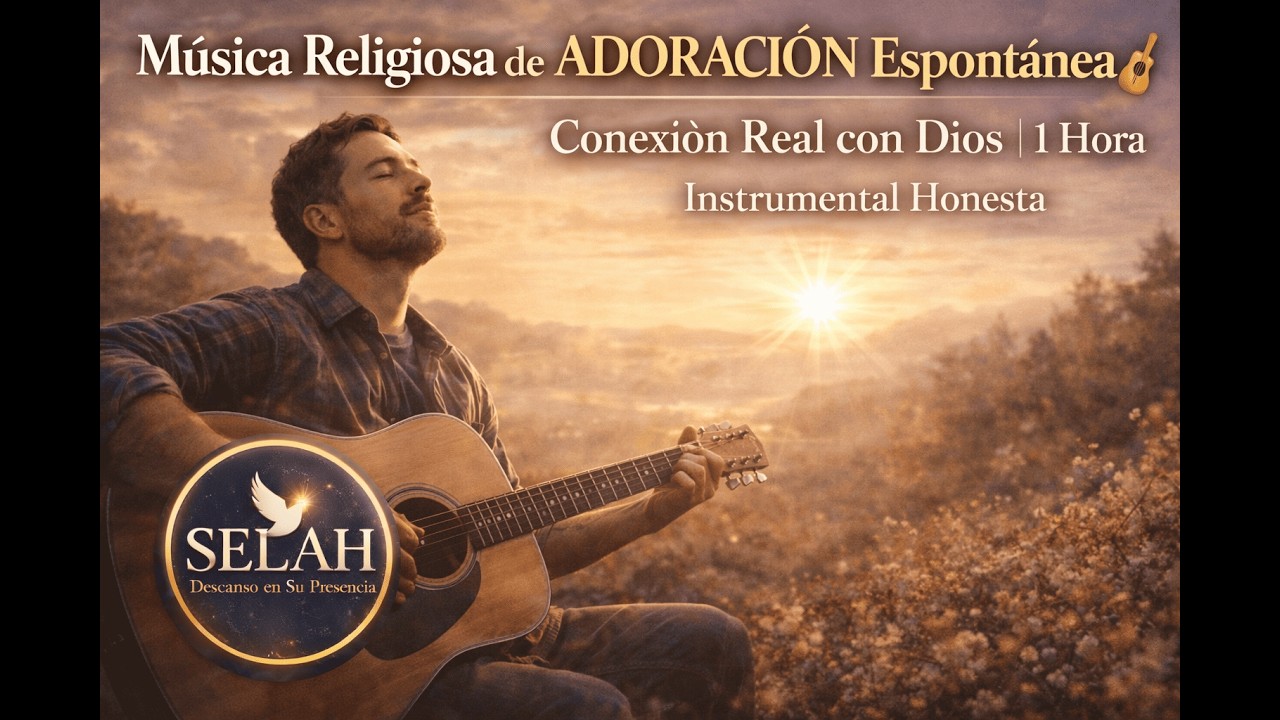 Música Religiosa de ADORACIÓN Espontánea 🎸 | Conexión Real con Dios | 1 Hora Instrumental Honesta