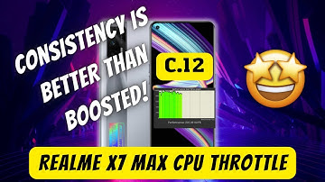 Realme X7 Max C12 update CPU throttle test | Consistent Performance?