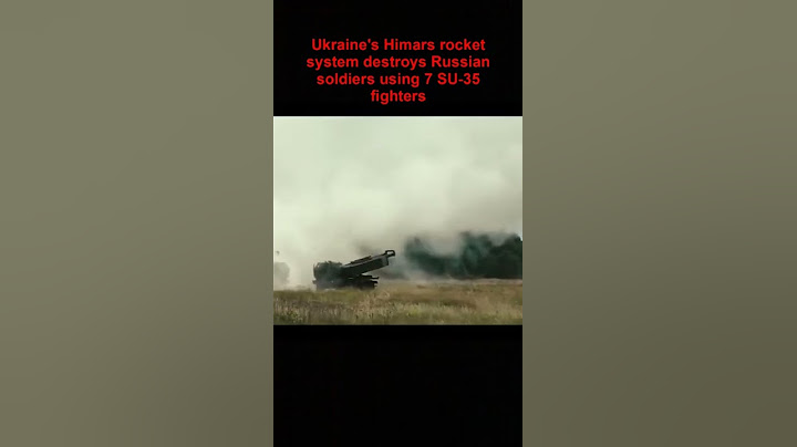 Ukraine's Himars rocket system destroys Russian soldiers using 7 SU 35 fighters