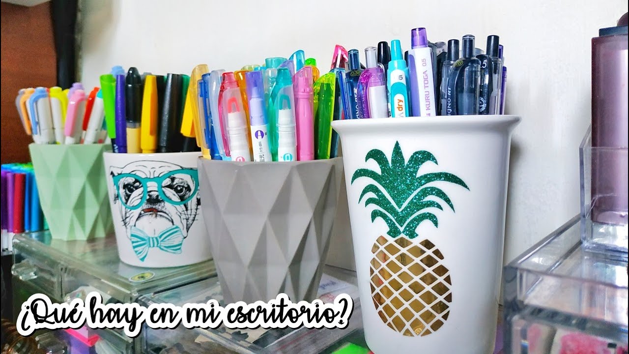 ¿Que hay en mi escritorio? / @study.ngr