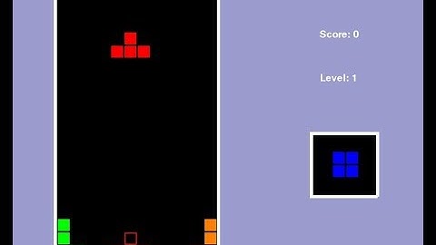 Tetris Clone with Pygame