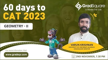 Geometry II | 60 Days to CAT 2023 | FREE CAT 2023 Revision Classes | Varun Krishnan