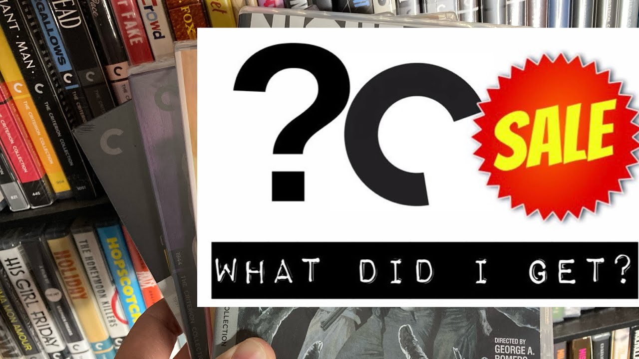 My Criterion Flash Sale Pickups! YouTube