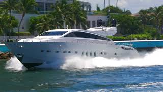 The fastest yacht in Haulover Inlet! The Leopard 31 Meter