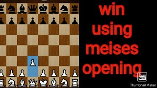 Win using Meises Opening screenshot 4