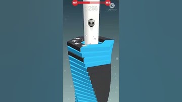 Stack Ball Game | Fastest Level Complete | Level 487 | #shorts #stackball #gameplay #trending #trend