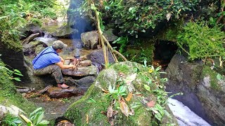 l4Kl Camping, cooking and relaxing by the stream. 365 days Solo Bushcraft.