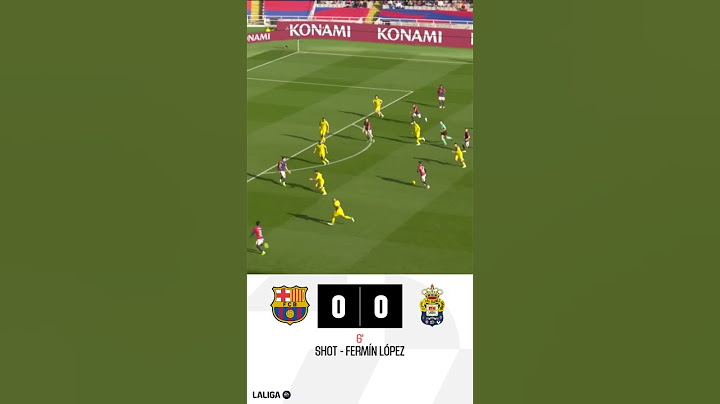 FC Barcelona vs UD Las Palmas Fermin Lopez Shot 2025!