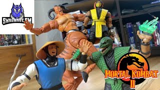 Mortal Kombat 2 (Scorpion vs Reptile vs Raiden vs Motaro) Stop Motion Action Video