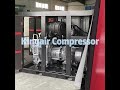 75kw 100hp low pressure two stage screw air compressor