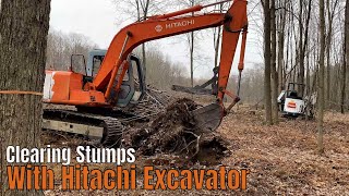 Big Excavator On The Property Clearing Stumps by Worlds Okayest Farmer 130 views 4 weeks ago 10 minutes, 59 seconds