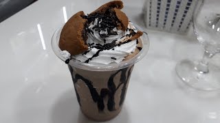 Belgium dark chocolate thick shake || Belgium chocolate thick shake || The mocktail house