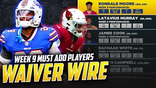 Week 9 Waiver Wire Pickups | Must-Have Players to Add to Your Roster (2022 Fantasy Football)