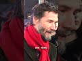 Keanu Reeves on the blue carpet of Sonic 3