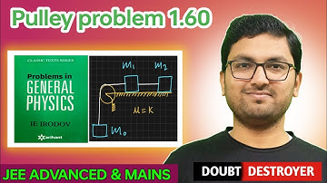 pulley problem | Irodov 1.60 | jee physics