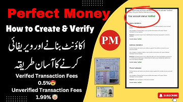 How to Create & Verify Perfect Money Account in Pakistan | Perfect Money Address Verification