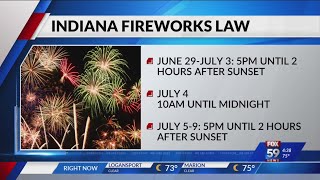 Indiana fireworks law