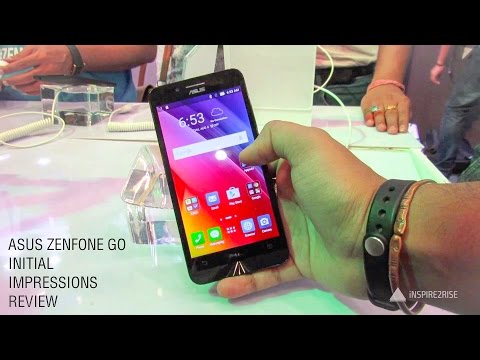 ASUS Zenfone Go review initial impressions, hands on