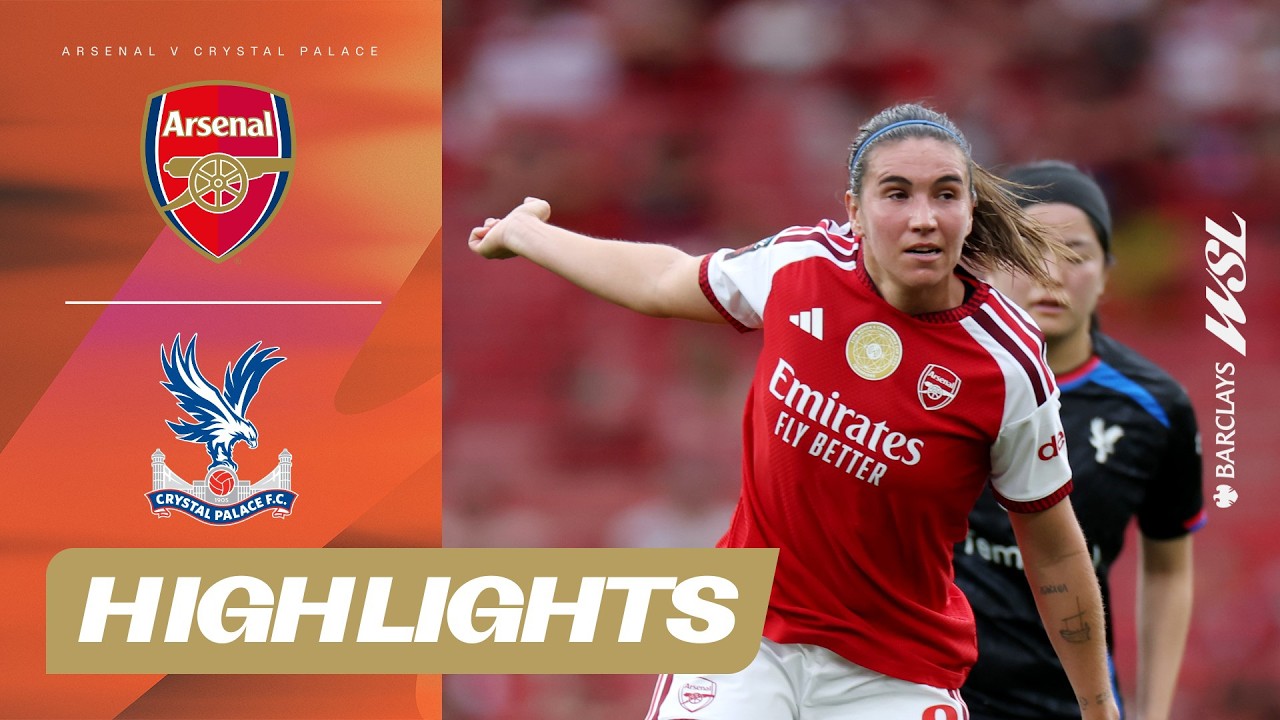 London Rivals Battle | Arsenal v Crystal Palace Highlights | Barclays WSL 26/27