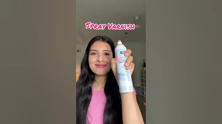 I use Spray Varnish !! 😍