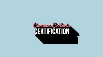 Get your Common Criteria certificate!