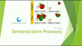 Learn Cantonese Beginner Course Lesson 05 Demonstrative pronoun