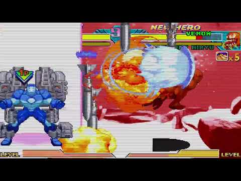 Marvel vs. Capcom - Gold War Machine, War Machine vs. Red Venom, Strider Hiryu