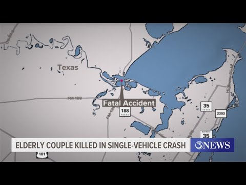 Elderly couple killed in single-vehicle crash - YouTube