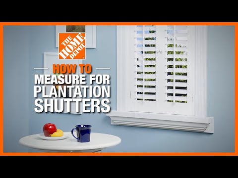 How to Measure for Plantation Shutters | The Home Depot