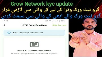 Grow Network new update||how to submit Grow Network kyc||kyc withdrawal requirement||