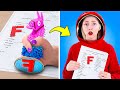 9 DIY Among Us College Supplies vs Fortnite College Supplies!