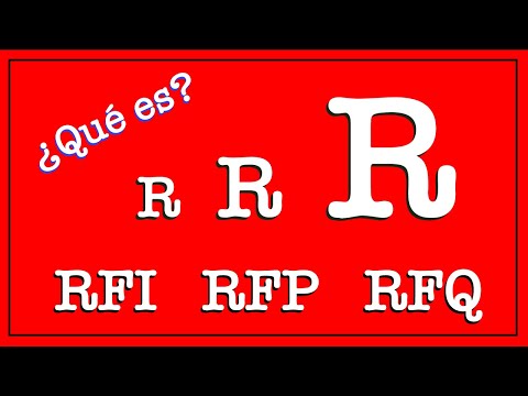 Video: ¿Qué es una RFP de agencia?