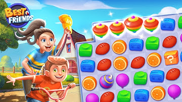 Play Best Friends! Enjoy fascinating match 3 puzzles!