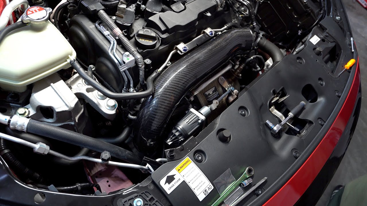 INSTALLING EVENTURI INLET & EVENTURI INTAKE ON HONDA CIVIC TYPE R FK8 PART 2