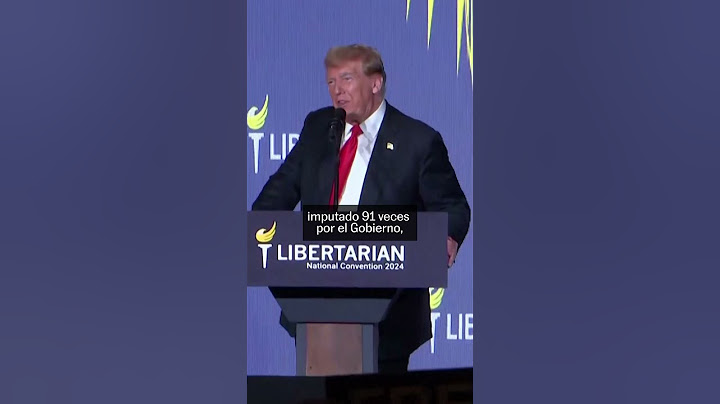 Trump, abucheado durante su discurso en la convención del Partido Libertario #shorts