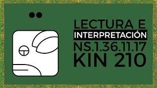 LECTURA E INTERPRETACION | NS 1.36.11.17 | KIN 210 | PERRO LUNAR BLANCO