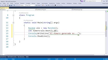 Clase Random en C#