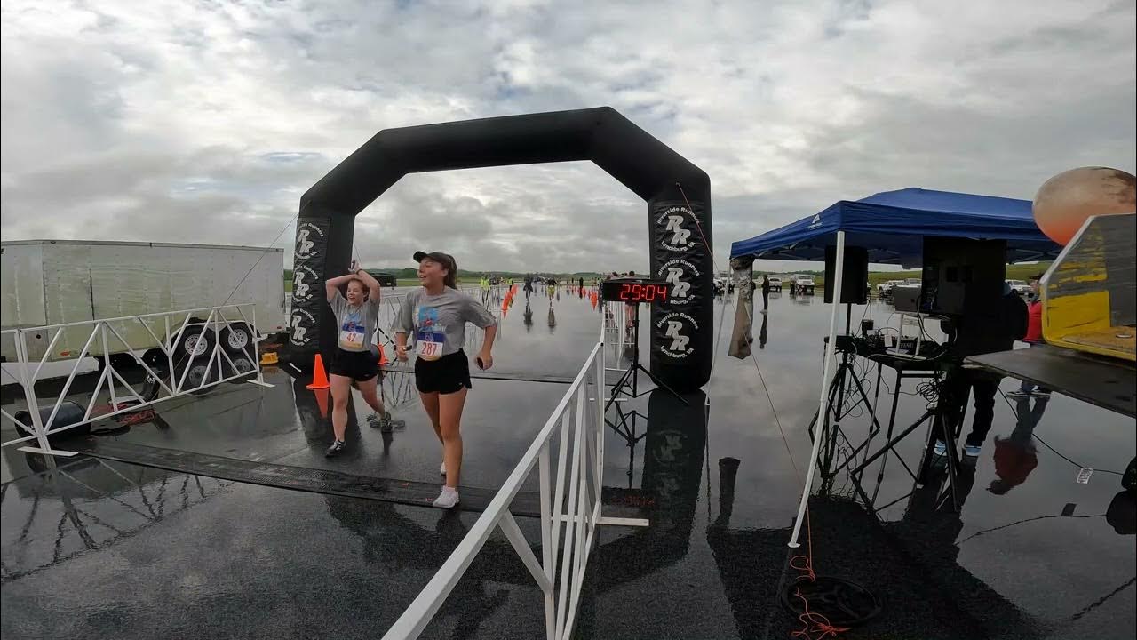 2023 United Way 5K on the Runway Finish YouTube